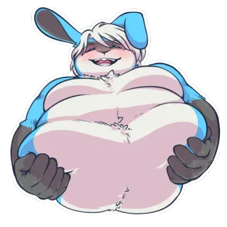 🔔 3f2f208e Furry, Coniglio, Antro, Personaggio, Animale, Cartone animato telegram sticker