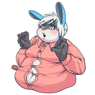 👕 748c0418 Furry, Cartoni animati, Coniglio, Antropomorfo, Animale, Coniglietto telegram sticker