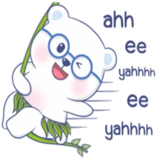 🐻 fac8656d ahh
ee
yahhh
ee
yahhh 熊, 卡通, 卡哇伊, 可爱, 眼镜 telegram sticker