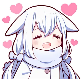 🥰 dfd014c1 Anime, Lindo, Kawaii, Corazones, Ilustración, Dibujos animados telegram sticker