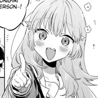 ⚪️ 76ce2335 ONIGIRI PERSON~! Anime, Mangá, Menina, Bonito, Onigiri, Alegre telegram sticker