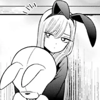⚪️ cba7e2ef Anime, Mangá, Bunny girl, Fofo, Desenho animado, Personagem telegram sticker