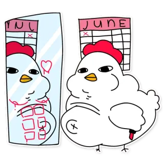 Meme Chick telegram stickers