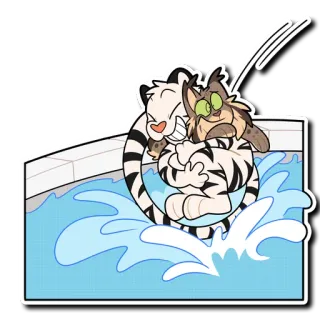 White Tiger 2 telegram stickers