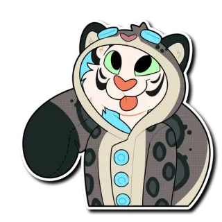 😋 2f910588 naklejka, zwierzę, słodki, kot, kreskówka, futrzany telegram sticker
