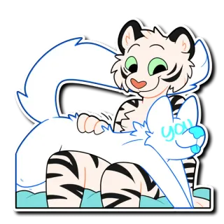 White Tiger 2 telegram stickers