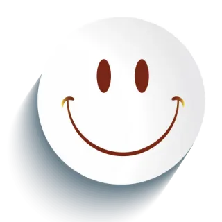 😊 030994cf Смайлик, Эмодзи, Счастливый, Лицо, Мультфильм telegram sticker