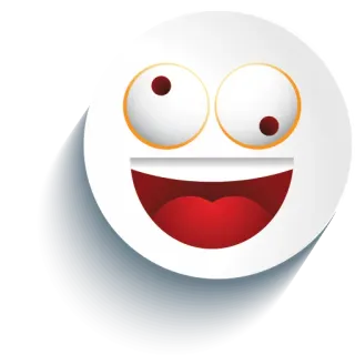 😵 d693e860 эмотикон, мультфильм, стикер, эмодзи, лицо, счастливый telegram sticker