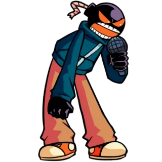 ➡️ 04667e87 Whitty Friday Night Funkin' 재치있는, friday night funkin, 캐릭터, 비디오 게임, 음악 telegram sticker