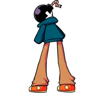 🆙 04731557 Whitty Friday Night Funkin' Whitty, Friday Night Funkin', 캐릭터, 비디오 게임, 음악, 모드 telegram sticker