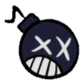 ☠ 5cdaf64c 폭탄, 무기, 폭발물, 만화, 위험, 전쟁, 죽음 telegram sticker