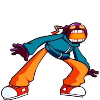 ➡️ 608837eb Whitty Friday Night Funkin' 캐릭터, 비디오 게임, 만화, 폭탄, friday night funkin' telegram sticker