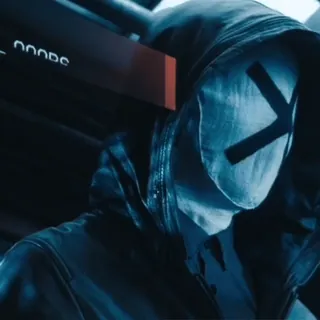 💻 af0ff593 capuche, masque, anonyme, symbole, mystère, sombre, personnage whatsapp sticker