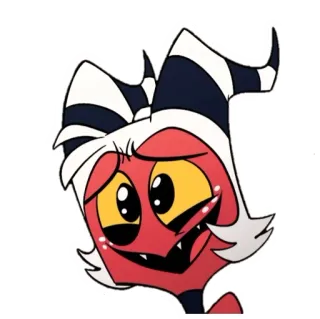 😊 8c674510 Moxxie Helluva Boss Moxxie, Helluva Boss, Dessin animé, Personnage, Diablotin, Démon whatsapp sticker