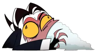 🤕 fcd18e4e Blitzo Helluva Boss Dessin animé, Helluva Boss, Blitzo, Épuisé, Sticker, Animé whatsapp sticker