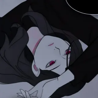 🖤 7b4e1ecc anime, manga, character, illustration, art, drawing telegram sticker