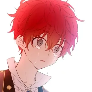 😢 b006978e мальчик, плачет, грустный, манга, аниме telegram sticker