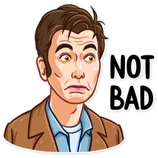 Doctor Who telegram stickers