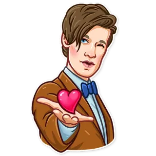 Doctor Who telegram stickers