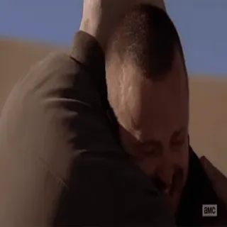 😢 e07255f2 Jesse Pinkman Breaking Bad เจสซี พิงค์แมน, Breaking Bad, ร้องไห้, ทะเลทราย, เศร้า telegram sticker