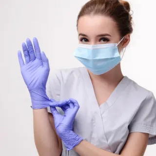 😊 3c80e563 건강, 마스크, 장갑, 의료, 보호, 의사, 간호사 telegram sticker