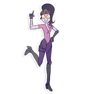 Widowmaker daily whatsapp stickers