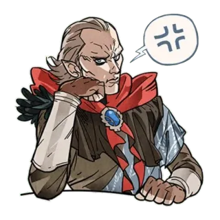 😐 15038d2b Наклейка, Персонаж, Мультфильм, Фэнтези, Эльф telegram sticker
