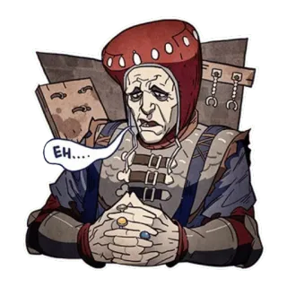 😔 aa8414ec EH.... стикер, мультик, мужчина, э telegram sticker