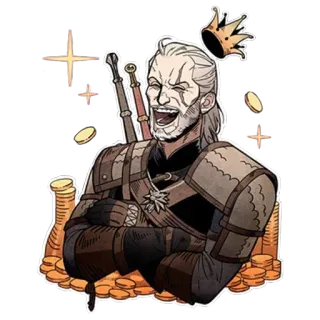 wiedźmin telegram stickers