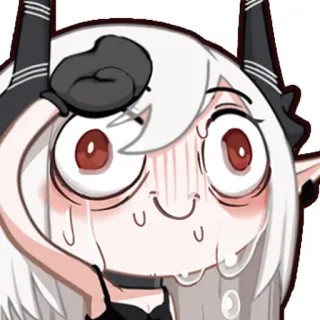 😰 c0c74fc0 アニメ, 汗, ストレス, 緊張, イライラ, 漫画, リアクション telegram sticker