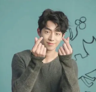 ❤️ 36c19731 Porträt, Mann, Fingerherz, Koreanisch, Schauspieler, Berühmtheit whatsapp sticker