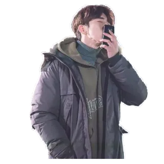 😘 659bc4d5 Mann, Winterkleidung, Selfie, Mantel, Freizeitkleidung whatsapp sticker