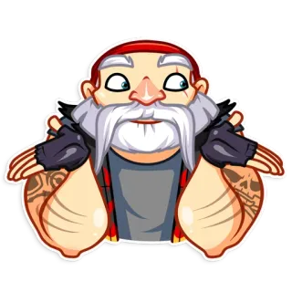 Wild Bill telegram stickers