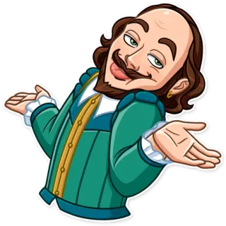 Shakespeare telegram stickers