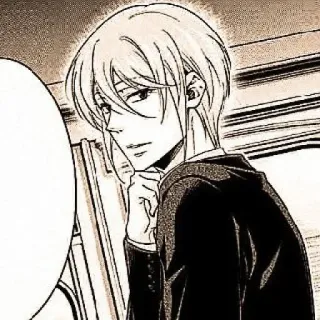 📜 42f8be27 Anime, Manga, Personaggio, Capelli biondi, Completo, Illustrazione telegram sticker