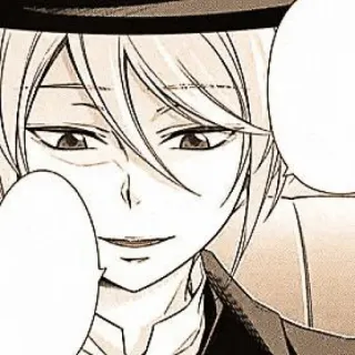 📜 745c896c Anime, Manga, Personaggio, Ritratto, Persona, Uomo, Cappello telegram sticker