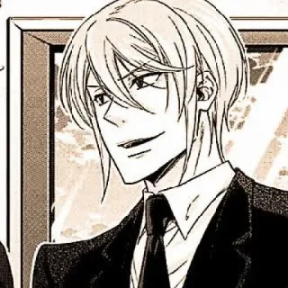 🕰 b3aacb1f William James Moriarty Moriarty the Patriot Anime, Moriarty, Moriarty the Patriot, Personaggio, Villain, Fanart, Sorriso, Sorrisetto telegram sticker