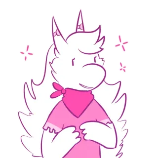 🙂 650c8ab2 unicorn, sparkle, cute, whimsical, cartoon, pink, bandana telegram sticker