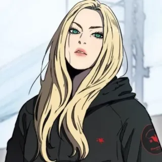 🎐 0d8e6555 anime, gadis, jaket angin whatsapp sticker