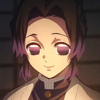 🌟 0a296433 Shinobu Kocho Demon Slayer アニメ, 鬼滅の刃, 胡蝶しのぶ, 可愛い, 笑顔 telegram sticker