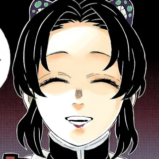 🌟 cbba7e98 Shinobu Kocho Demon Slayer アニメ, 鬼滅の刃, 胡蝶しのぶ, 漫画, 笑顔, 蝶 telegram sticker