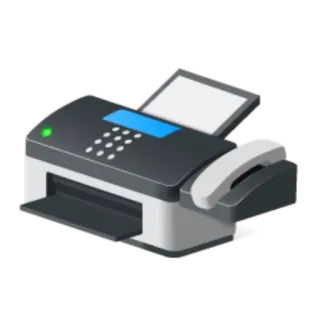💾 1a4cc719 fax machine, office equipment, technology, communication telegram sticker