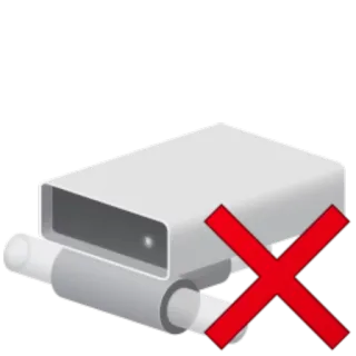 💾 7e5c4f61 computer, electronics, crossed out, symbol, prohibited, no telegram sticker
