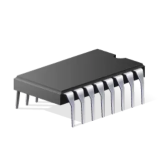 💾 9cb42089 microchip, electronics, integrated circuit, technology, computer, hardware telegram sticker