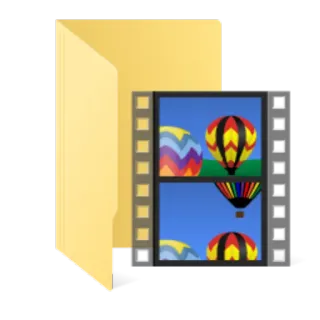 💾 cfe3e14d folder, video, hot air balloons, icon, file, directory telegram sticker
