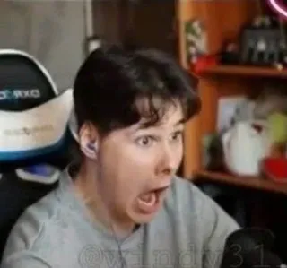 😱 481a6cac Windy31 충격, 반응, 밈, 게이머, windy31 telegram sticker