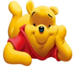😊 64e351de Winnie the Pooh Winnie the Pooh, Cartone animato, Carino, Personaggio, Disney telegram sticker
