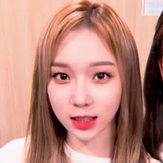 🌸 645d30ed 女人, 肖像, 美丽, 头发, 化妆, 人, 脸 telegram sticker