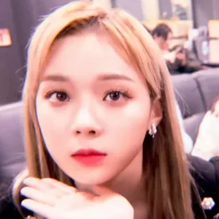 🌸 d847eb36 女人, 人, 女孩, 肖像, 脸, 美女, 韩国, 歌手 telegram sticker