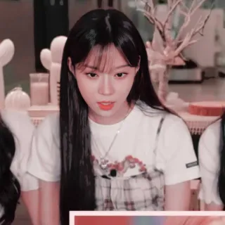 🎟 a78e2e06 femme, portrait, beauté, coréenne, asiatique, fille, sourire whatsapp sticker